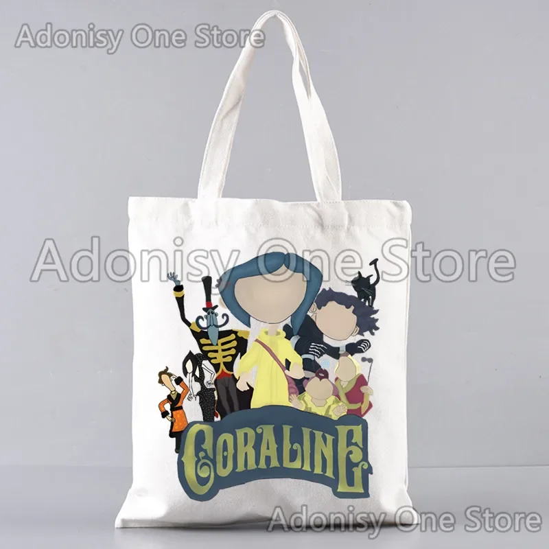 Сумки-шопперы Coraline для женщин многоразовые вместительные сумки-тоуты в стиле