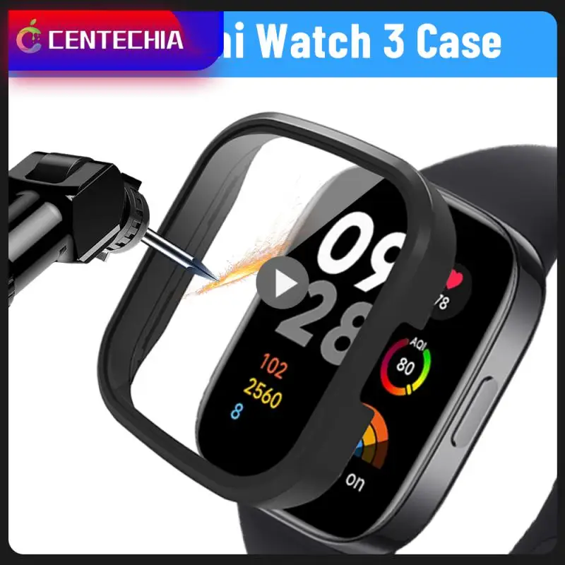 

Comfortable Shockproof Protective Shell Protective Shell For Redmi Watch Smart Watch Case Watch 3 Screen Bumper Frame Flexible