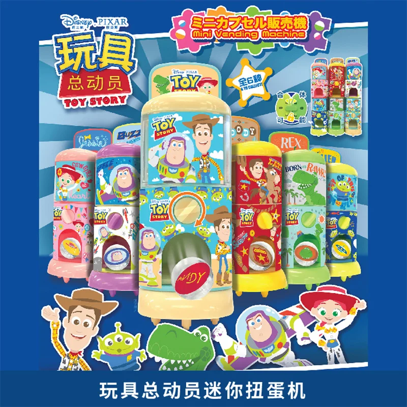 

Original Toy Story Mini Gashapon Machine Capsule Toys Figurine Cute Action Figure Anime Gashapon Miniature Model Gift