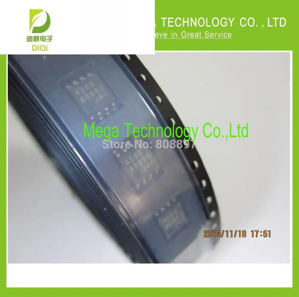

100 шт. NJM4580M NJM4580 4580 JRC DMP-8 IC 100% Новинка