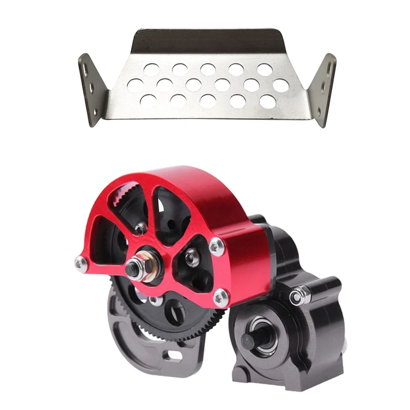 

Коробка передач, коробка передач и 4 шт. передний бампер, нижняя ось, защитная противоскользящая пластина для крепления коробки передач, 1 шт.