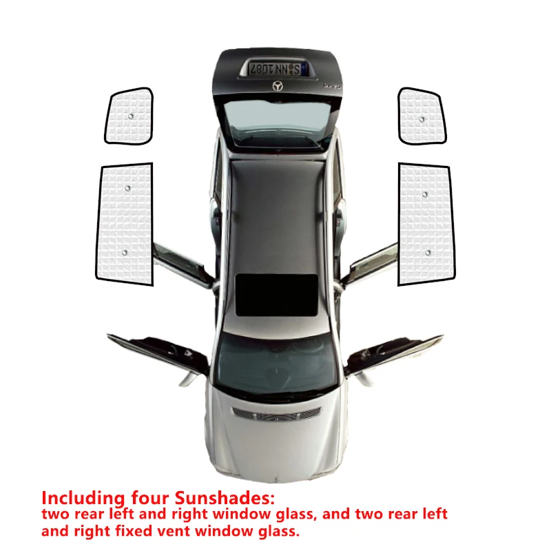 

Автомобильный солнцезащитный козырек для Toyota Highlander 2 XU40 Kluger II 2008 ~ 2013 2012 2011, автомобильные аксессуары, оконные шторы, солнцезащитные наклейки