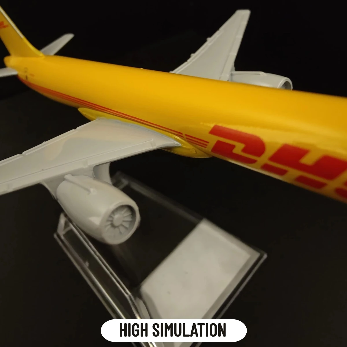 Копия металлического самолета в масштабе 1:400 DHL самолёт Боинга 757 литая модель для
