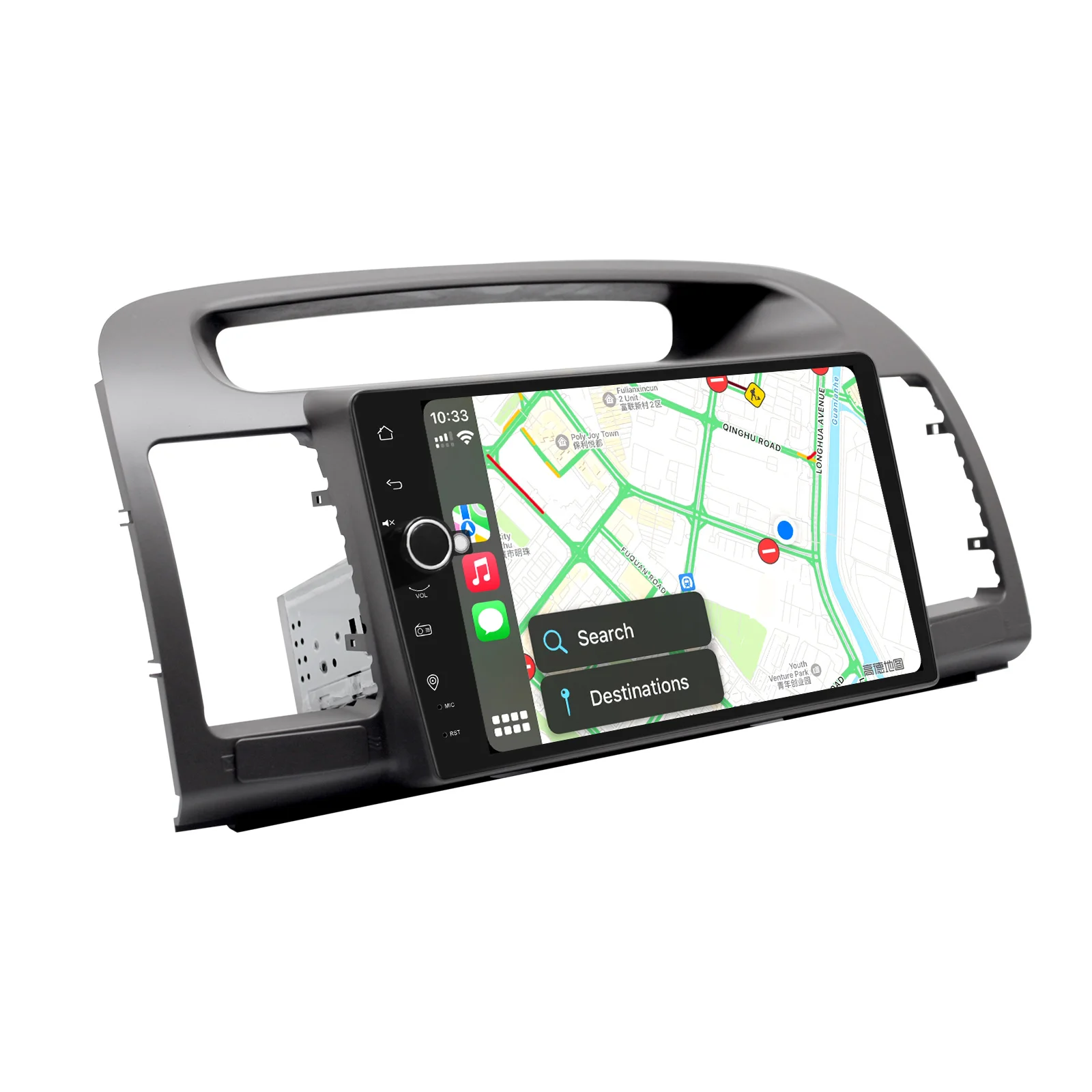 Автомобильная магнитола JOYING мультимедийная система на Android 9 дюймов HD 1280*800 с Bluetooth
