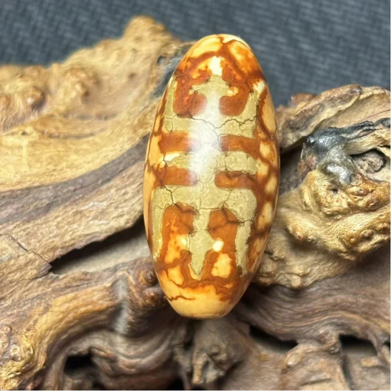 Тибетский агат бусина Дзи чешуя дракона открытая деталь Ваза Далло благородный