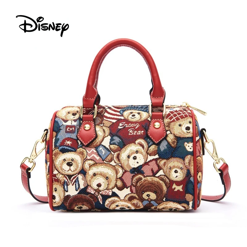 

2022 Disney Woman Shoulder Bag Cartoon Print Crossbody Bag Fashion Girl Handbag Tote Bag Shopping Bag Trend Female Bags