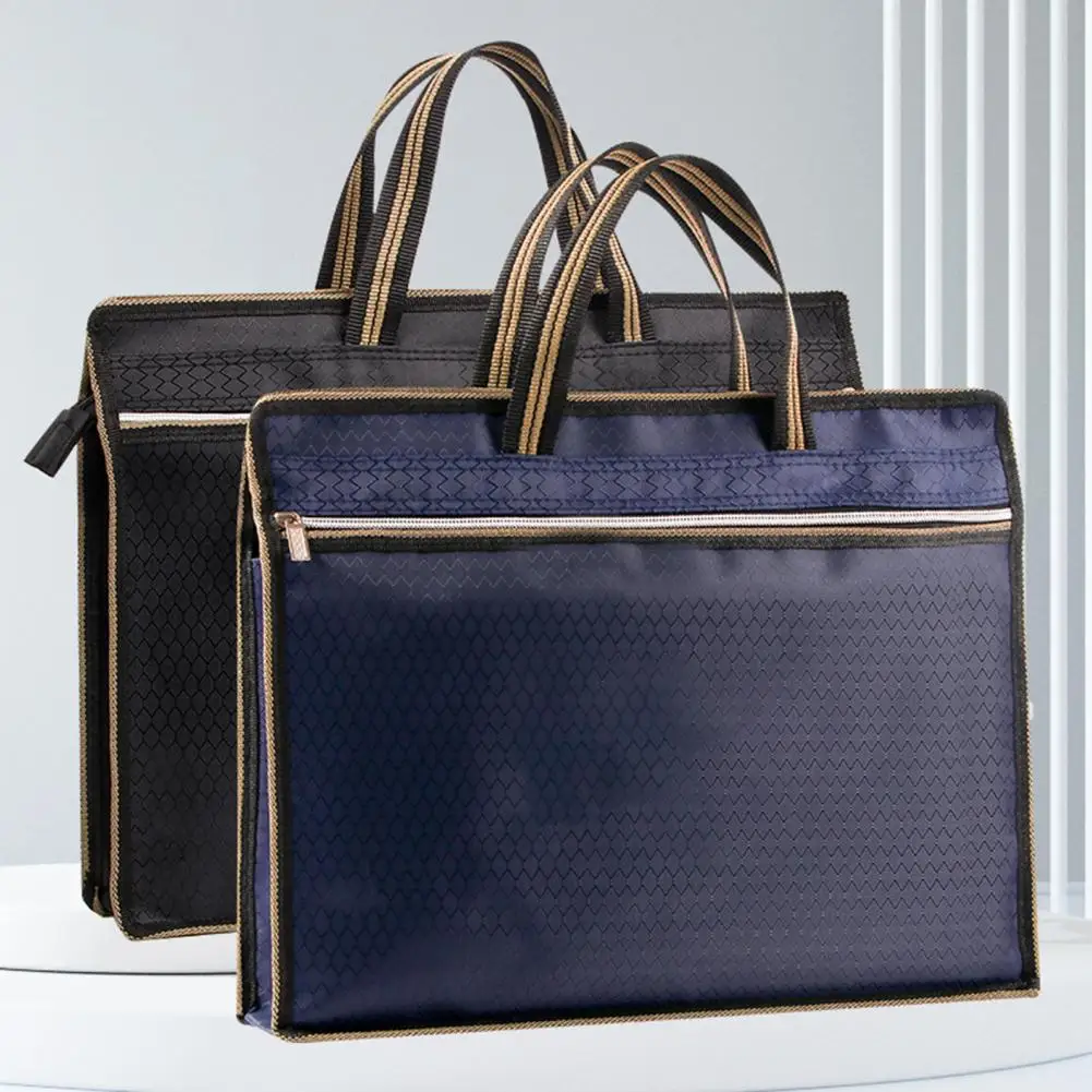 

Портативный портфель с ручкой из ткани Оксфорд, с защитой от пятен