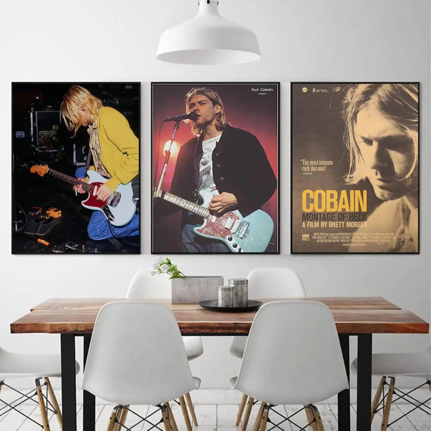 

kirk cobain poster 24x36 Wall Art Canvas Posters Decoration Art Poster Personalized Gift Modern Family bedroom Painting