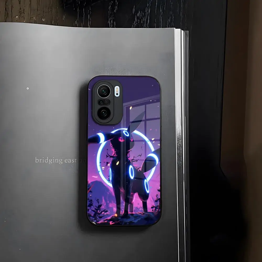 Чехол для телефона Umbreon из закаленного стекла Redmi 13c 12 13 12c Note Pro Plus 11 10 11s 12s Cover
