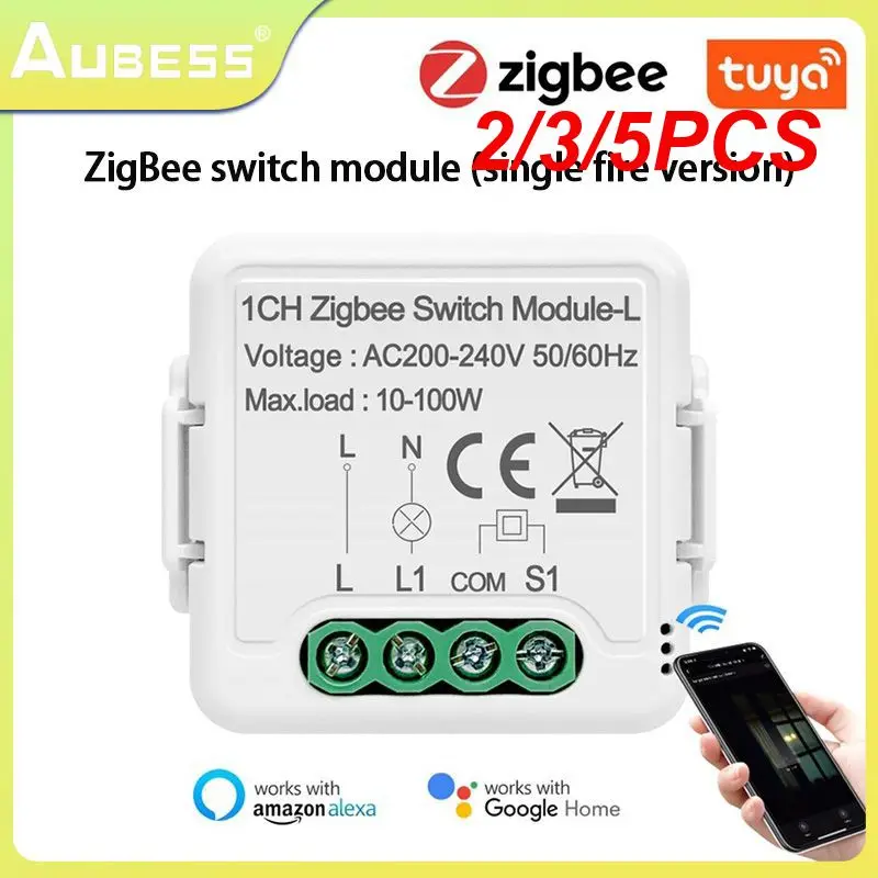 

Умный мини-выключатель Zigbee 3,0 с пультом дистанционного управления, 2/3/5 шт.