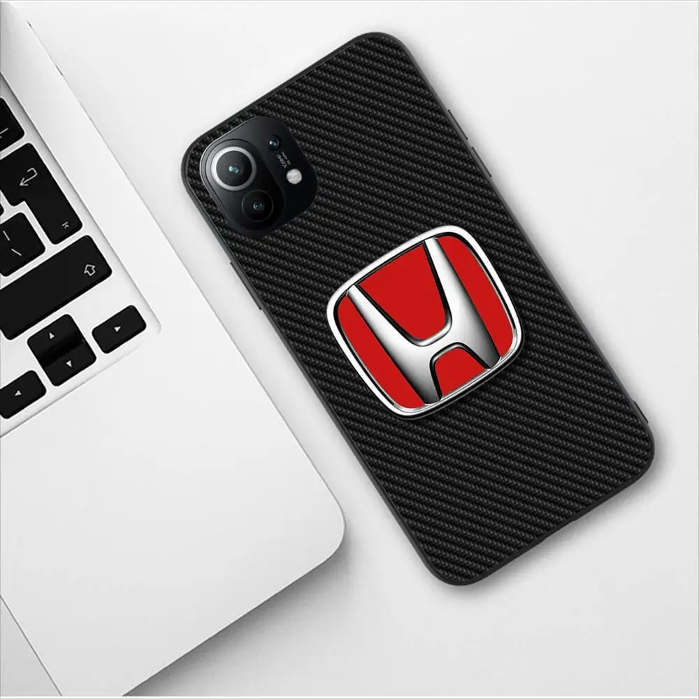 Luxury Car Logo H-Honda Luxury Phone Case For Xiaomi 13 12 11T 9 11 10C 9T 8 9SE 11i Lite Ultra Note10 Poco F3 M4 M3 Pro Cover