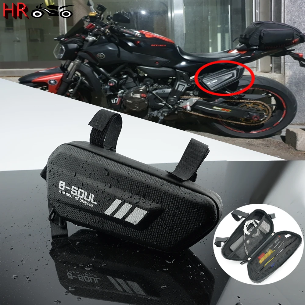 

For Yamaha YAF R6 R1 R3 R25 R15 R125 YZFR1 YZFR3 YZFR6 YZFR25 Motorcycle Modification Hard Shell Waterproof Triangle Side Bag