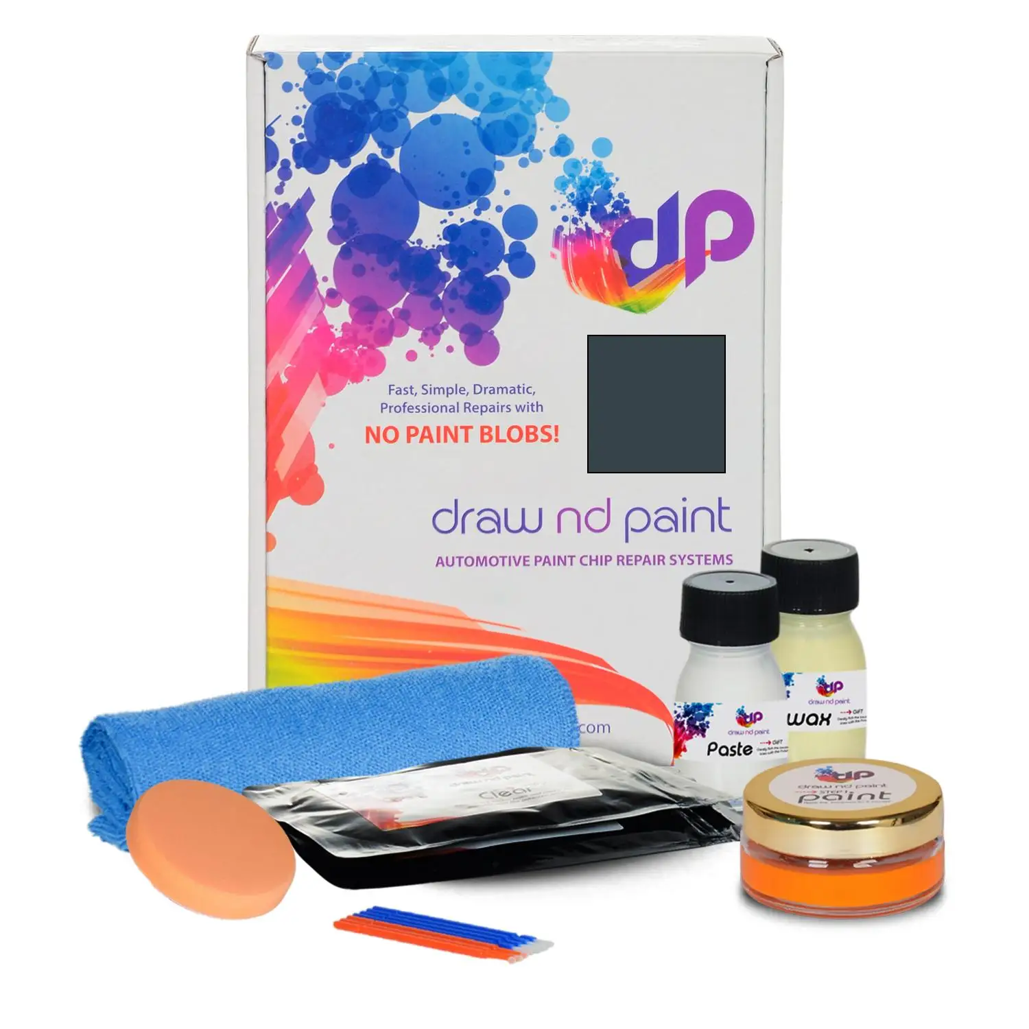 

DrawndPaint compatible with Audi Automotive Touch Up Paint - AVIATOR BLUE MET - LX5N - Essential Care
