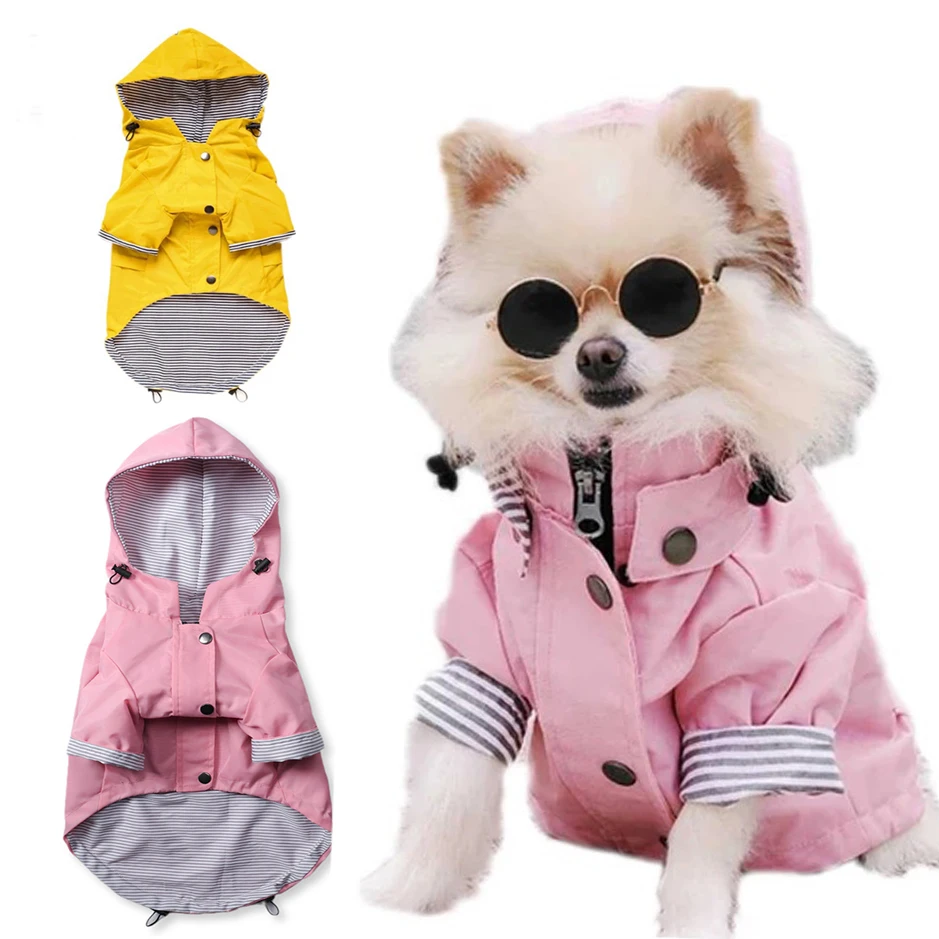 

Waterproof Pet Dog Coat Jacket For Small Medium Large Dogs Cats Pet Raincoat Dog Sport Hoodies Pet Fashion High Quality Clothes