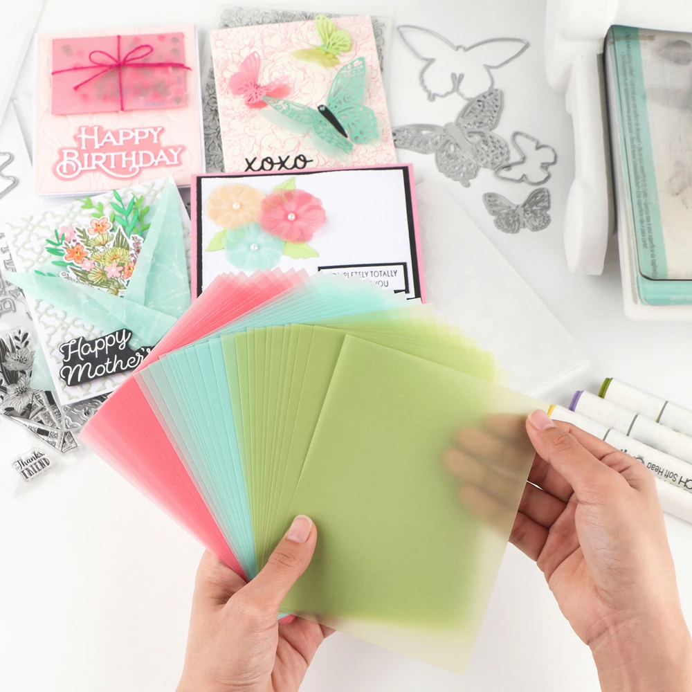 Красочные матовые гладкие пергаментные бумажные листы для изготовления карт