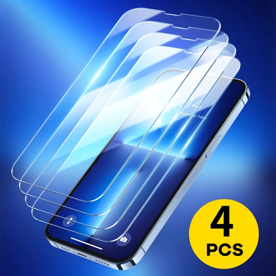 

Tempered Glass For IPhone 15 14 Plus 13 12 11 Xs Max XR X 8 Plus Screen Protector For 15 14 13 12 11 Pro Max Glass