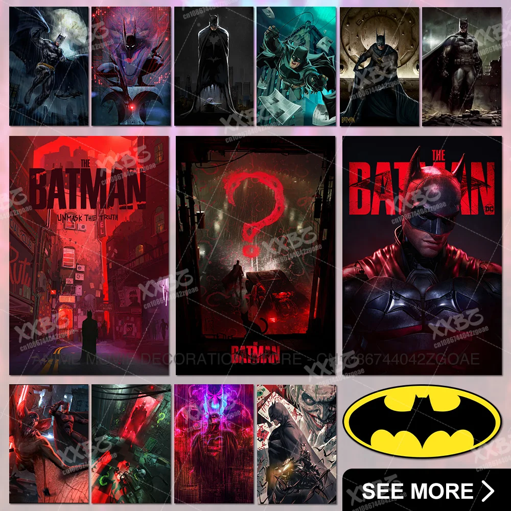 Картина с Бэтменом DC Comics домашний декор Холст принты Джокер HD настенное