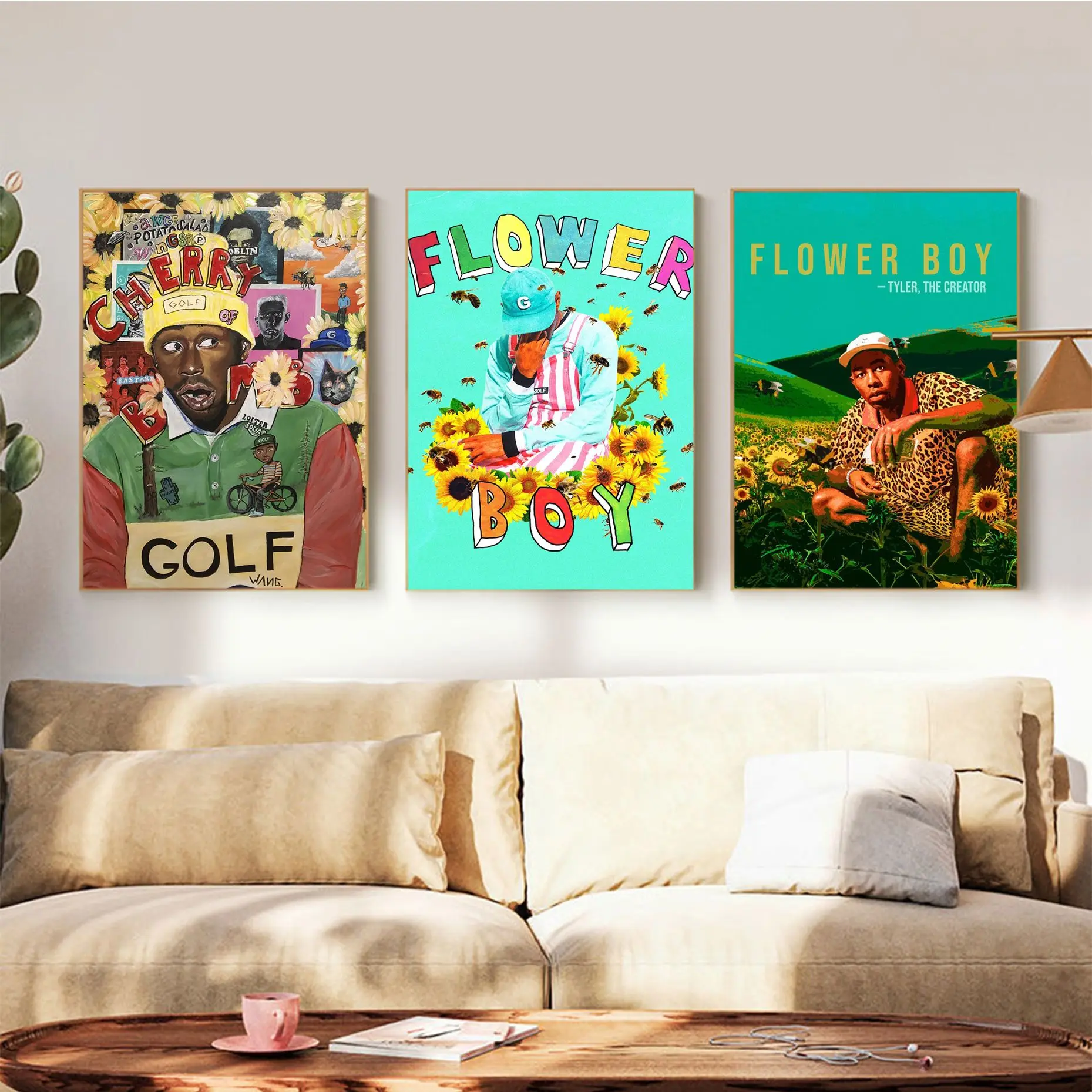 

Rapper Tyler The Creator Flower Boy Movie Sticky Posters HD Quality Poster Wall Art Painting Study Aesthetic Art Wall Painting