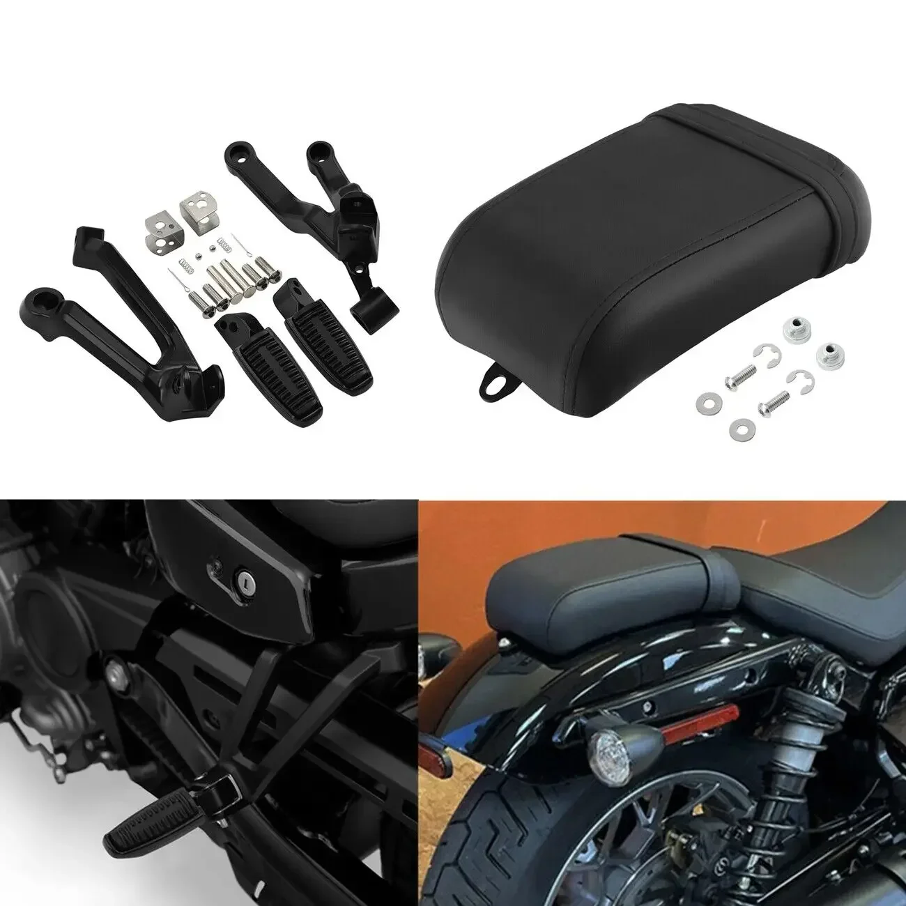 Заднее ПАССАЖИРСКОЕ СИДЕНЬЕ для Harley Nightster RH975 2022-2023 Special RH975S 2023 запчасти