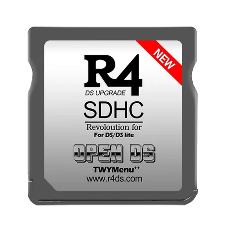 Карта R4 SDHC, карта пережигания, новые OpenDS twyменю ++ Двухъядерные для DS/DS Lite, флеш-карты, игровая Карта