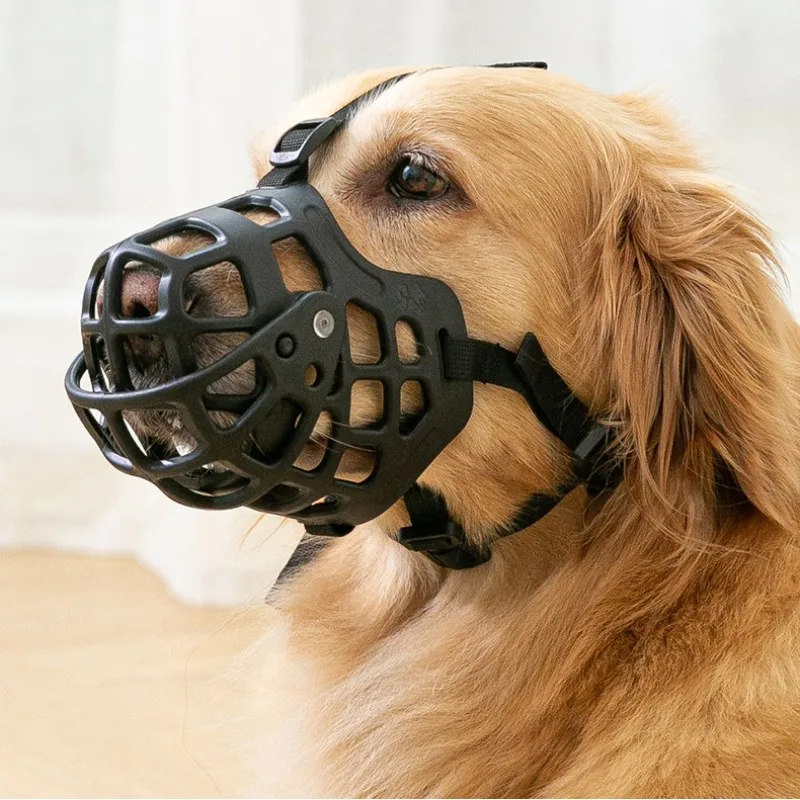 

Mask Accessories Silicone Dog Breathable Comfortable For Anti-biting Supplies Outdoor Medium Safe Muzzle Large Mouth Dog