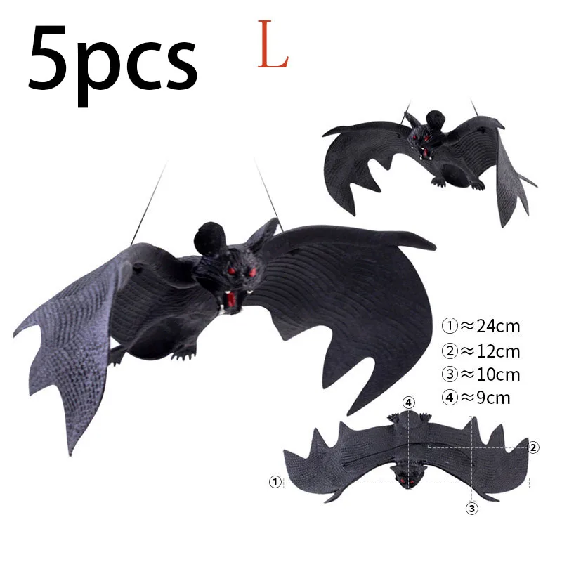 

Летучая мышь резиновая черная подвеска Хэллоуин
