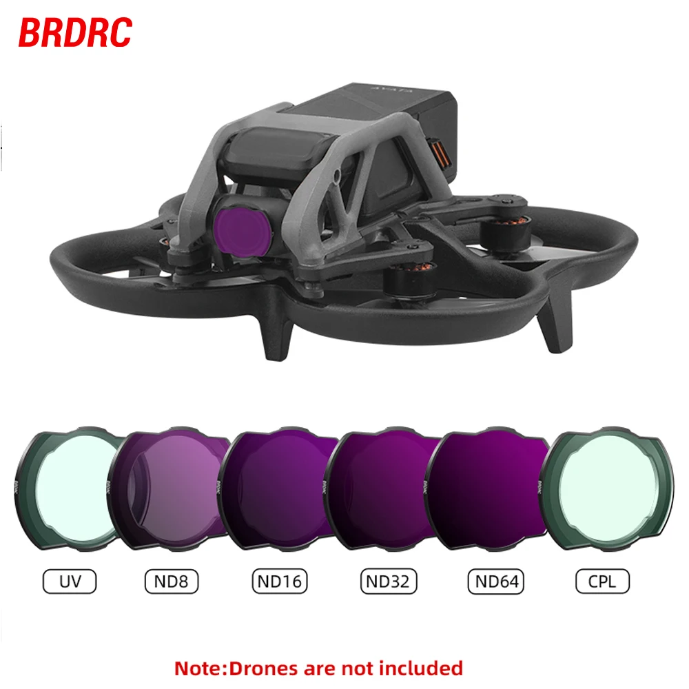 

Фильтр для объектива brдк для DJI Avata 6 Набор UV CPL ND8 ND16 ND32 ND64