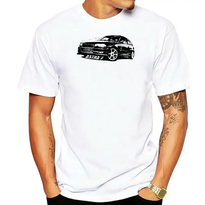 

Men t shirt Classic White T- Shirt Opel Astra F Textildirektdruck Fan Shirt Retro Style S_W Grafik t-shirt women