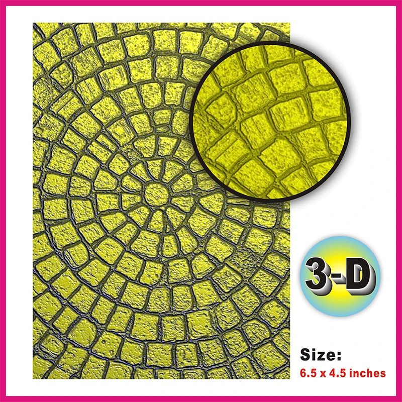 Объемная текстура выцветающая/открывающаяся папка-мозаика для изготовления