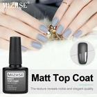 MIZHSE матовый лак для ногтей верхнее покрытие впитывается УФ Гель-лак для тиснения верхнее покрытие Nagellak для ногтей грунтовка для маникюра матовая