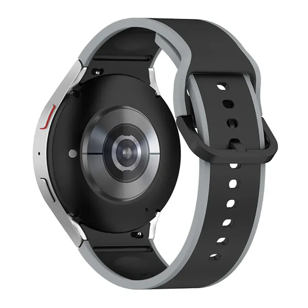 

Ремешок силиконовый для Samsung Galaxy watch 5 Pro 45 мм 4 Classic/active 2, браслет без зазора для Galaxy watch 4 44 мм 40 мм, 20 мм