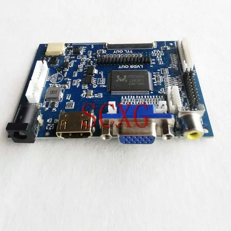 Плата контроллера экрана ЖК-дисплея подходит для LP141XA LP141XB LP141X10 1024*768 1ccfl HDMI-совместимый AV VGA 14,1 "20-контактный LVDS комплект для самостоятельной сборки