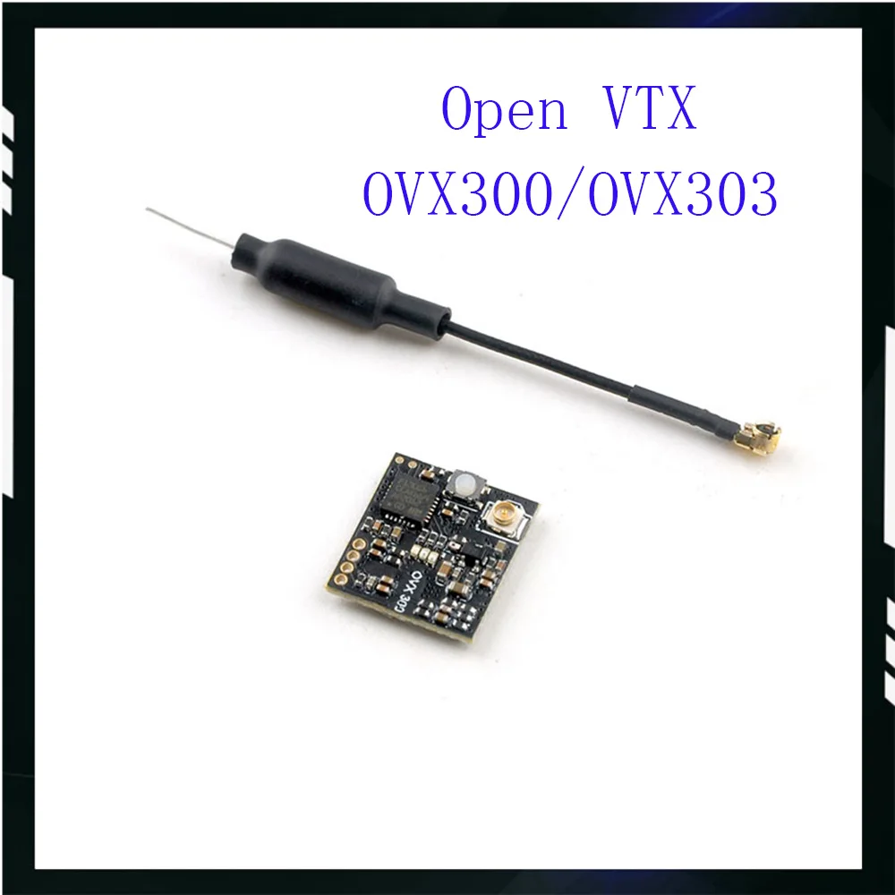 HappyModel OVX300 OVX303 5.8G 40CH 300mW Adjustable OpenVTX Video Micro Transmitter for RC FPV Tinywhoop Nano Long Range