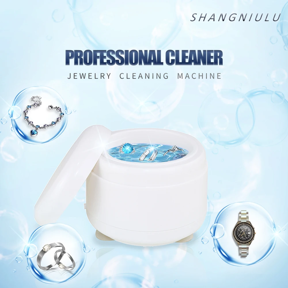 

Ultrasonic Cleaning Machine Household Mini Gold and Silver Jewelry Portable Cleaner