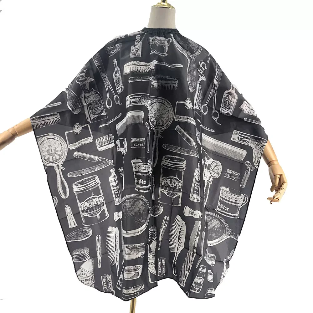 

Selling Products Pattern Cutting Hair Waterproof Cloth Salon Barber Cape Hairdressing Hairdresser Apron Haircut Capes