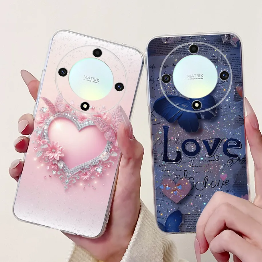 For Honor Magic 6 Lite Case 5 Cover ALI-NX3 RMO-NX1 Silicone Soft Phone Magic4 ANY-LX1 LX2 Fundas