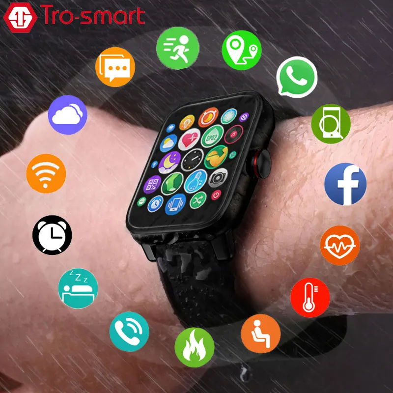 

Full Touch Smart Watch Men Women Smartwatch Electronics Smart Clock For Android IOS Fitness Tracker Sport Smart-watch G60