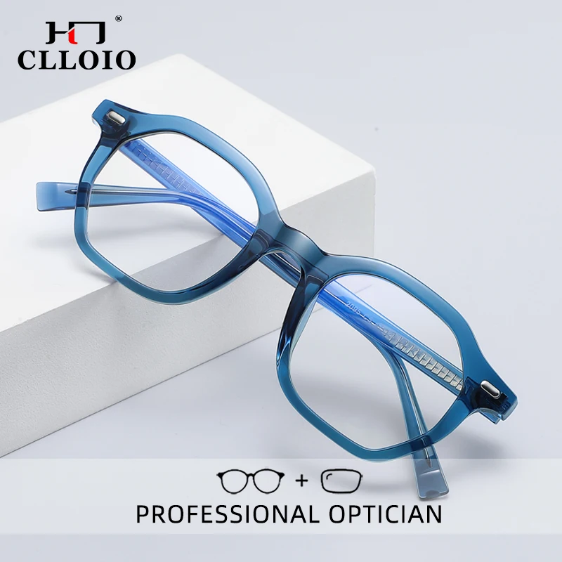 Очки для чтения CLLOIO мужские высококачественные очки с защитой от синего света и