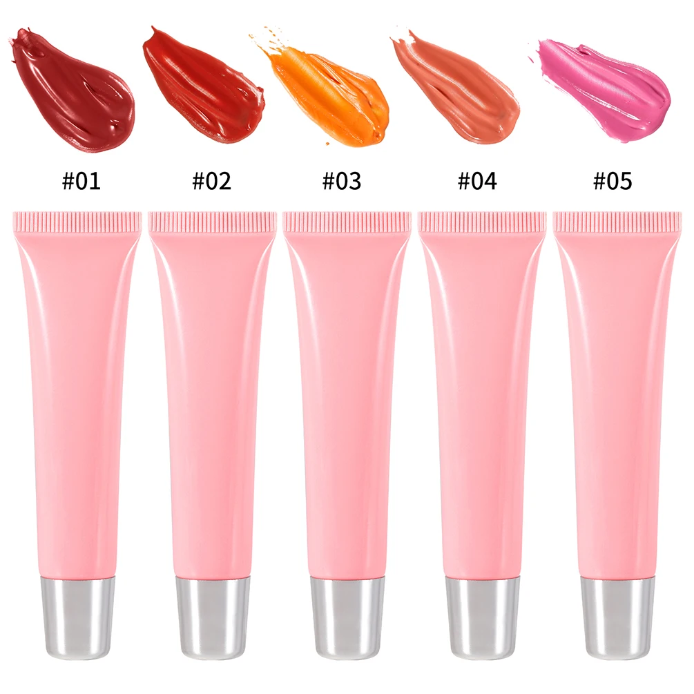 

5 Colors Waterproof Natural Liquid Blush Makeup Private Label Spot Portable Blush Cream 15 Ml Pink Soft Tube