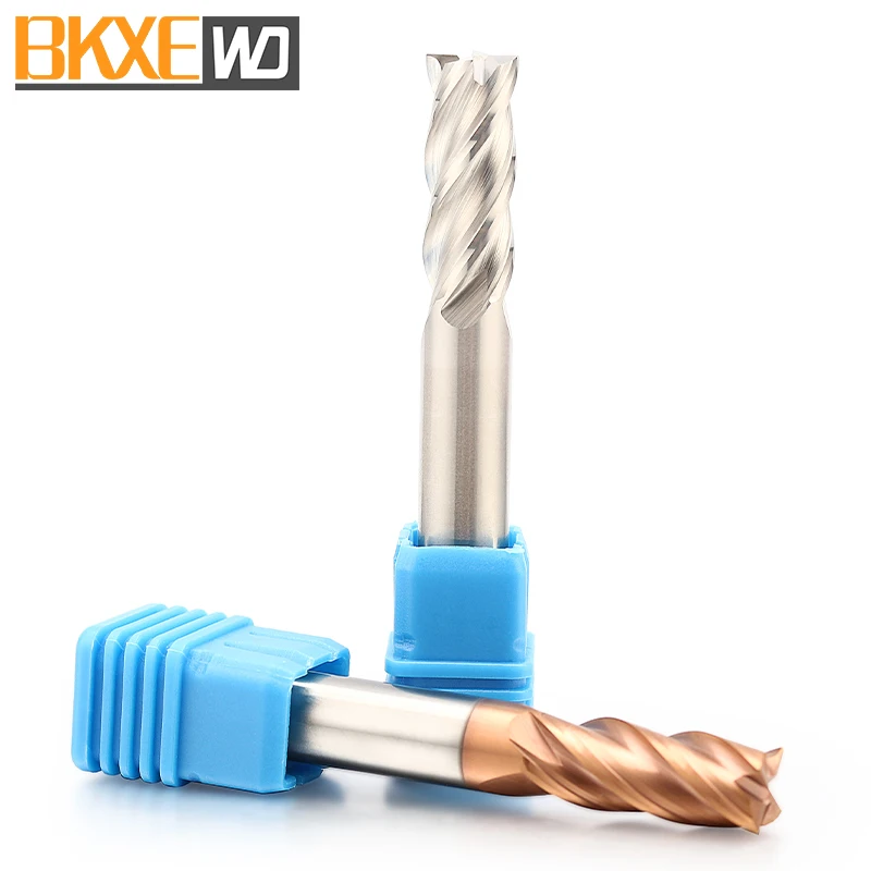 

BKXE Tungsten Carbide End Mill Cutter-Altin Coating Milling Cutter For Cutting Wood