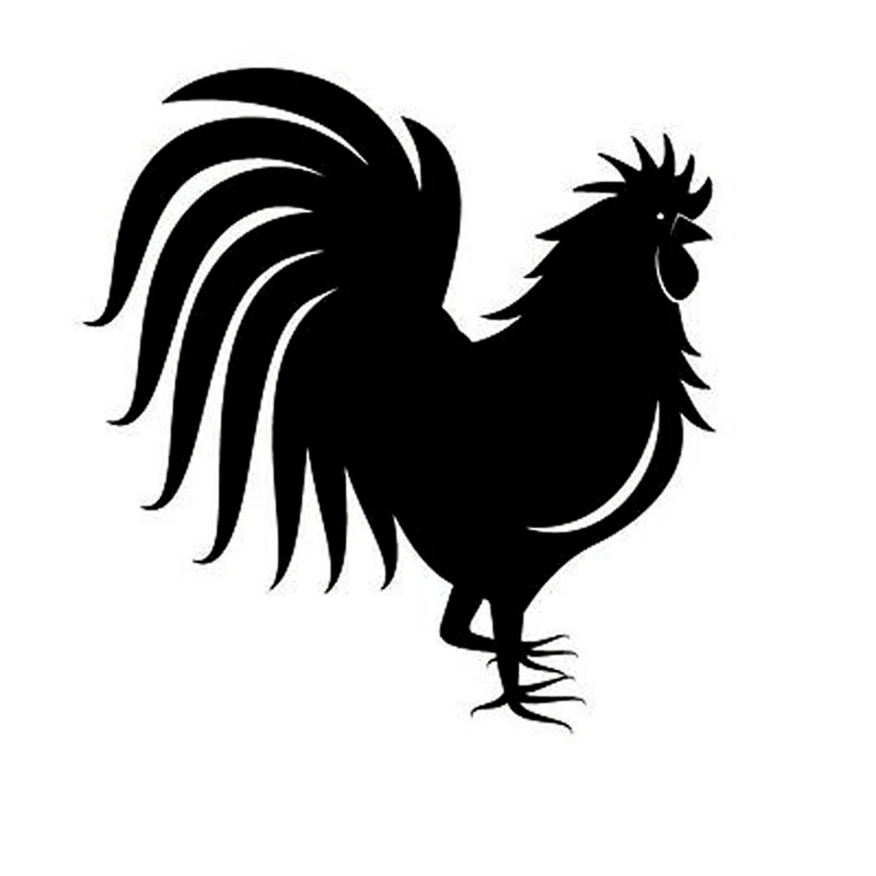 

Y111# Car Stickers Personality Interesting Chicken Vinyl Car Sticker Fashion Car-Styling Decal pegatinas de coche