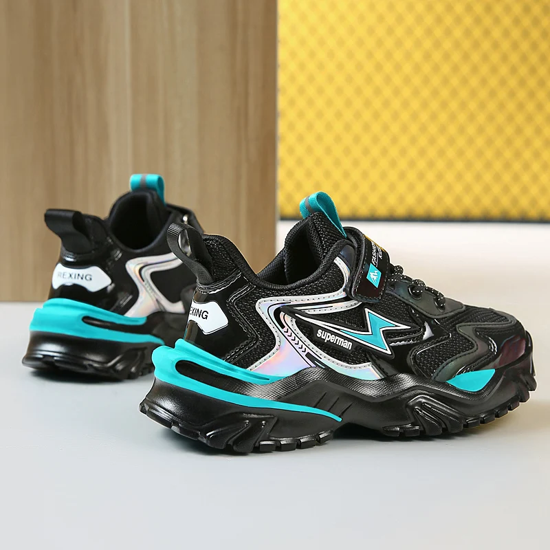 2023 Summer Children Shoes Running Sports Kids Sneakers Breathable Walking Flat Fashion Girls Casual Shoes Tenis Infantil Menino