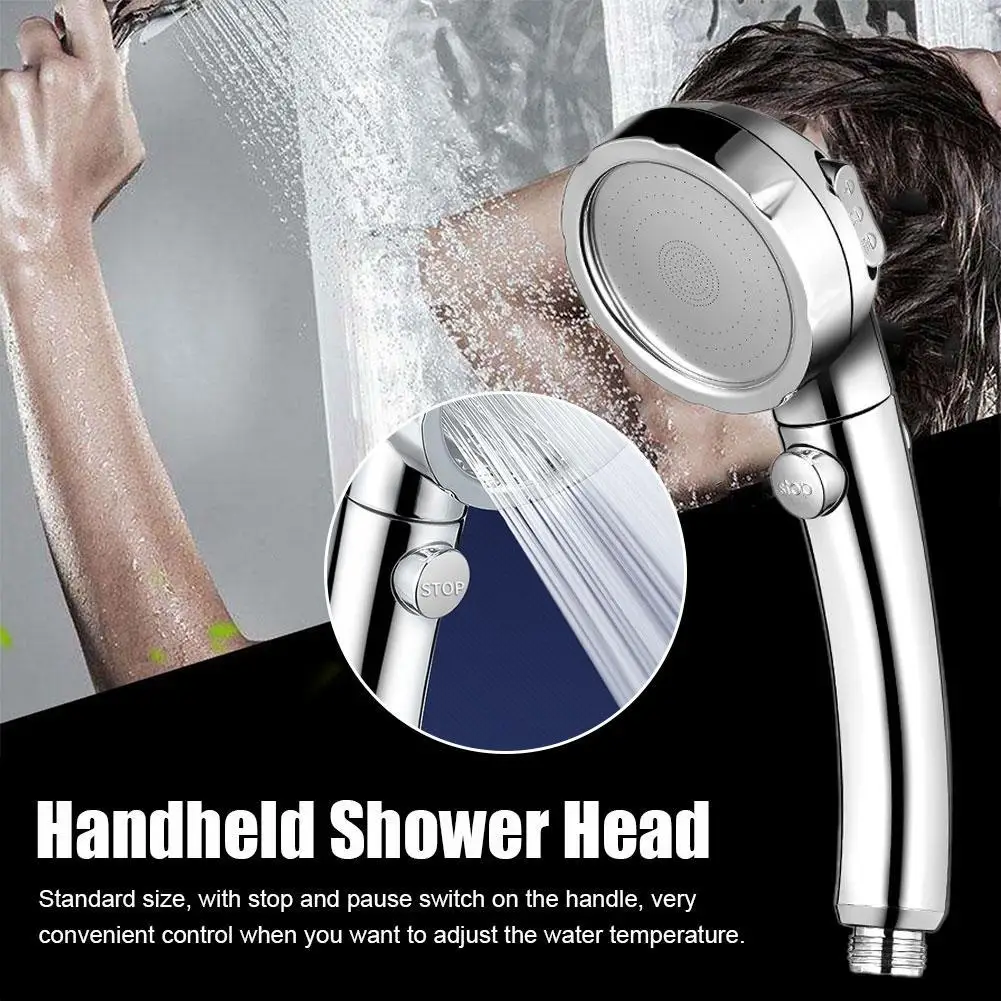 

Новинка 2022, ручная насадка для душа высокого давления, регулируемая водосберегающая круглая насадка для душа для дома, отеля, ванной комнат...