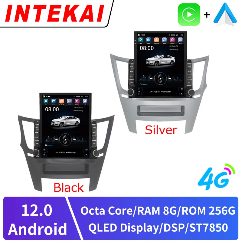 9 7-дюймовый автомобильный радиоприемник с вертикальным экраном Tesla для Subaru Outback 4