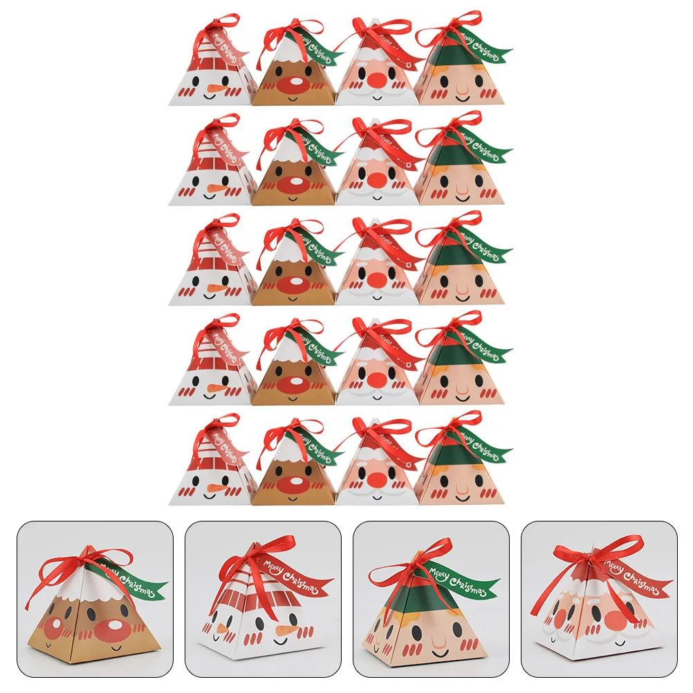 

Boxes Box Gift Christmas Candypresents Santa Cases Wrappingfor Carrier Treat Cookie Chocolate Packaging Cupcake Containers Party