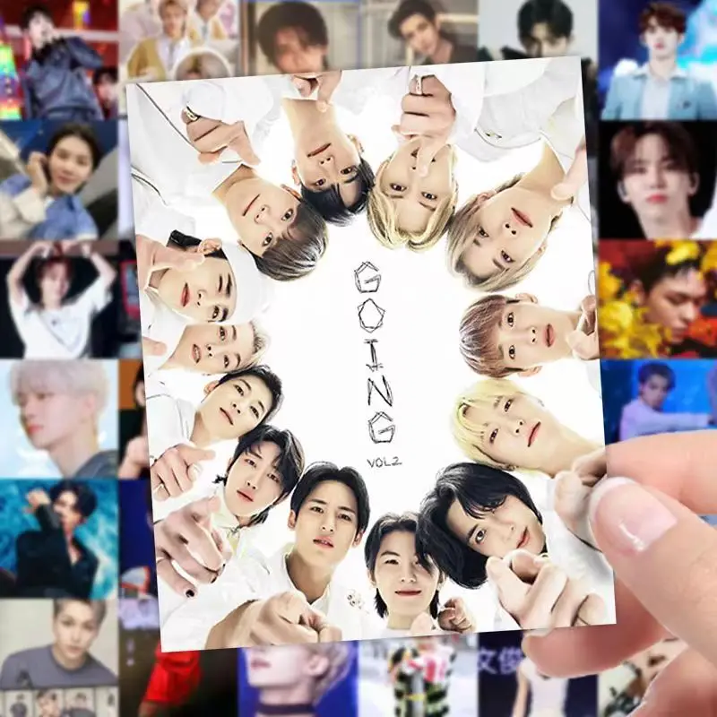 

480 шт./компл. корейские 17 S. Перевороты JEONGHAN joшуа Цзюнь HOSHI WONWOO WOOZI DK MINGYU THE8 VERNON DINO материалы для учетной записи «сделай сам»