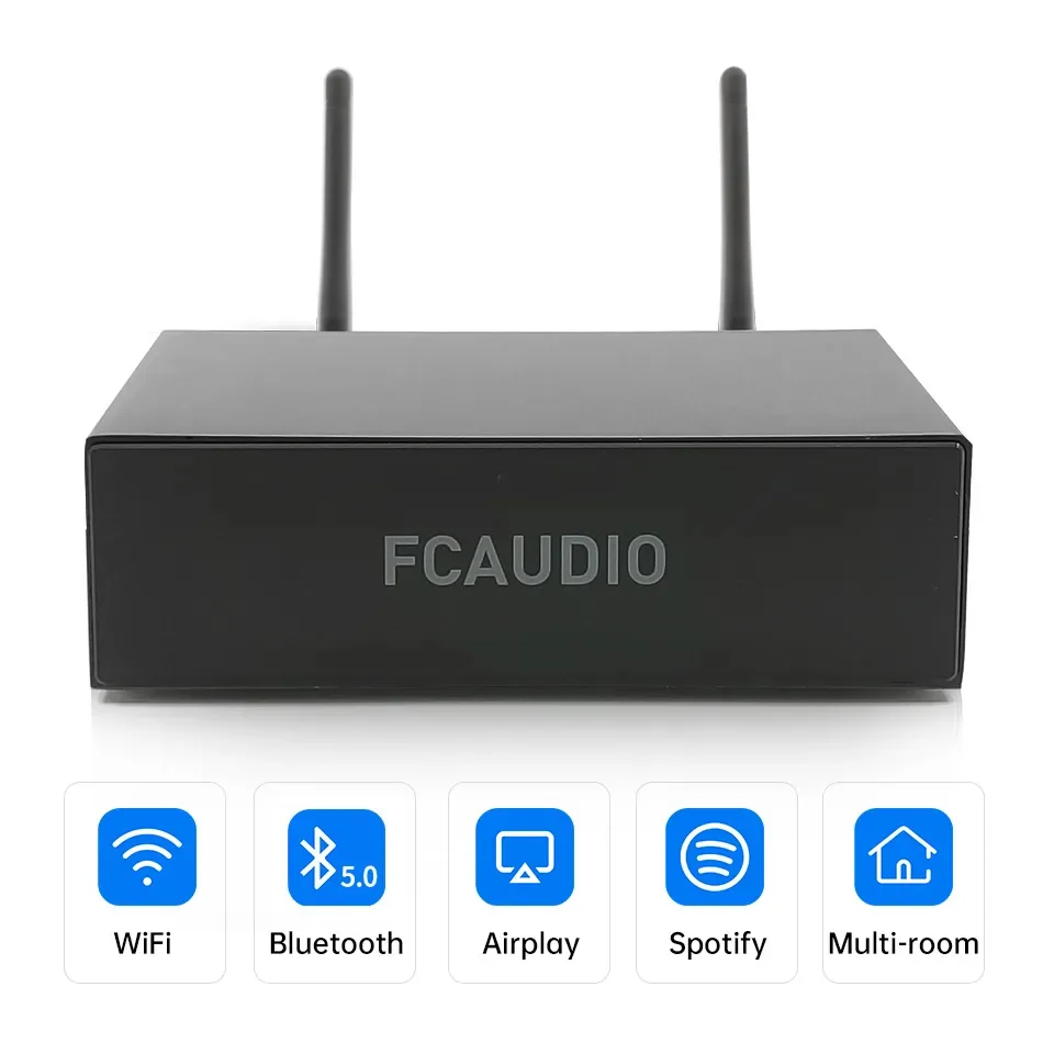 WR30 WiFi &amp aptX HD Bluetooth 5.0 Hi-Fi предусилитель с ESS9023DAC AKM ADC Multiroom Airplay
