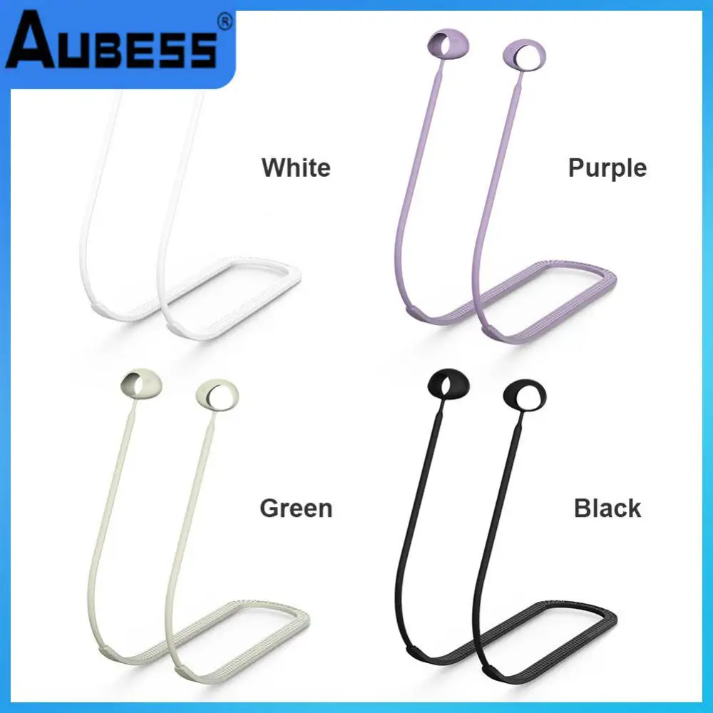 

Soft Neck Cord Anti Lost Rope 80 Cm Neck Strap Cord Wireless Headphone Silicone Earphone Rope For Samsung Galaxy Buds
