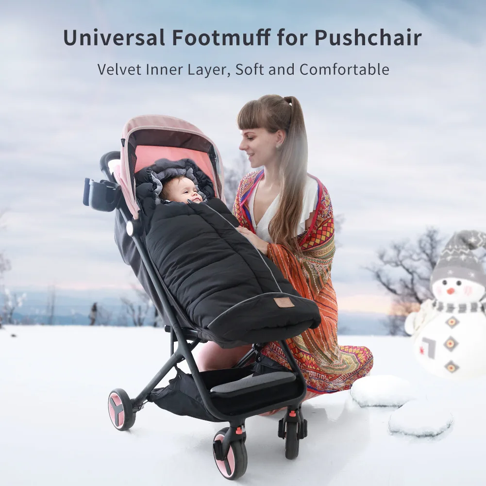 

Baby Stroller Sleeping Bag Winter Thickening Warm Baby Newborn Hold is Anti-kick is Wrapped By the Baby out in Autumn and Winter