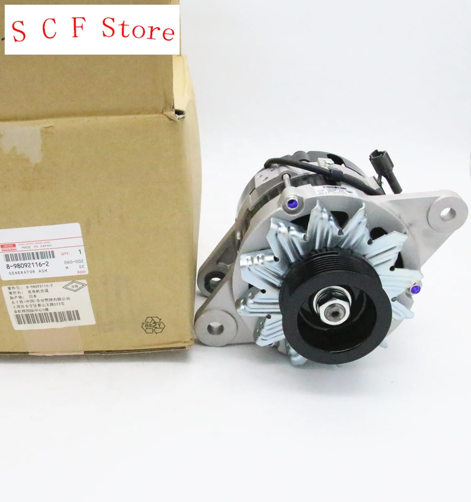 

Оригинальный Запчасти для дизельного двигателя 4HK1 24V/50A 8-98092116-0 8980921160 генератор переменного тока в сборе